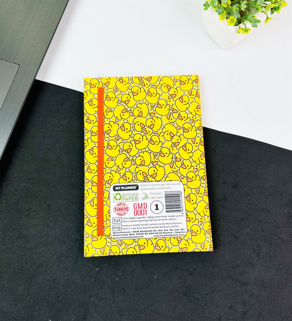 Civciv Tasarımlı Lastikli DeftergiftmodaGMD0001-7