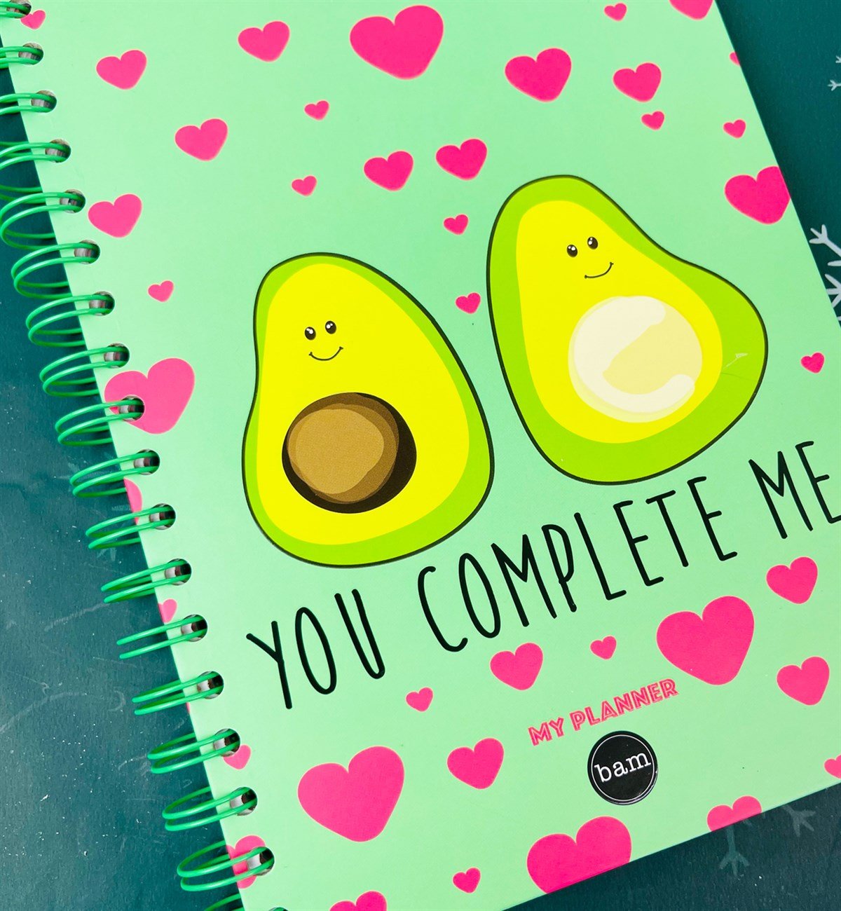 Avokado Beni Tamamlıyorsun Tasarımlı Konuşan AjandagiftmodaGmd100036