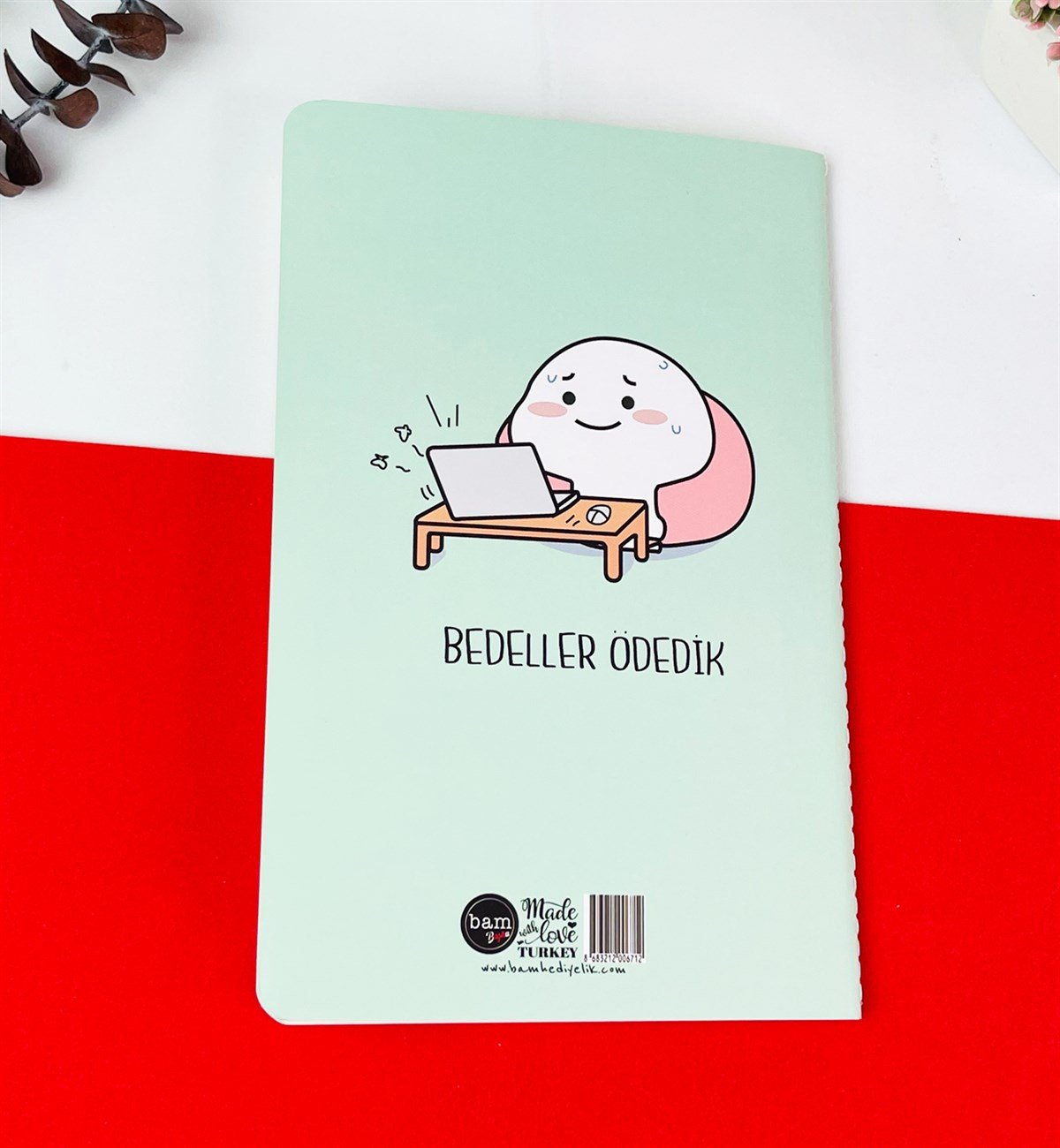 Eğlence Serisi 4'lü Dikişli Defter SetigiftmodaGmd100201