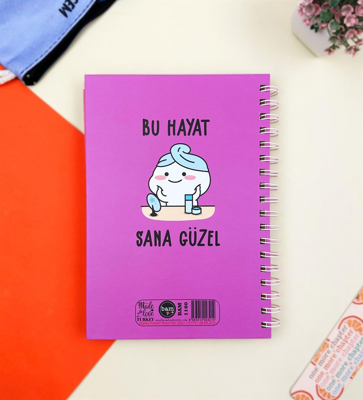 Bu Hayat Sana Güzel Tasarımlı Konuşan AjandagiftmodaBAM-1160