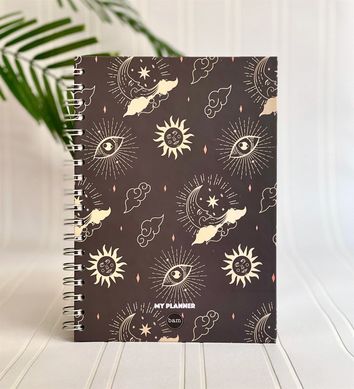 Tarot Ay Bulut Tasarımlı Spiralli DefterGiftmodaGmd100090