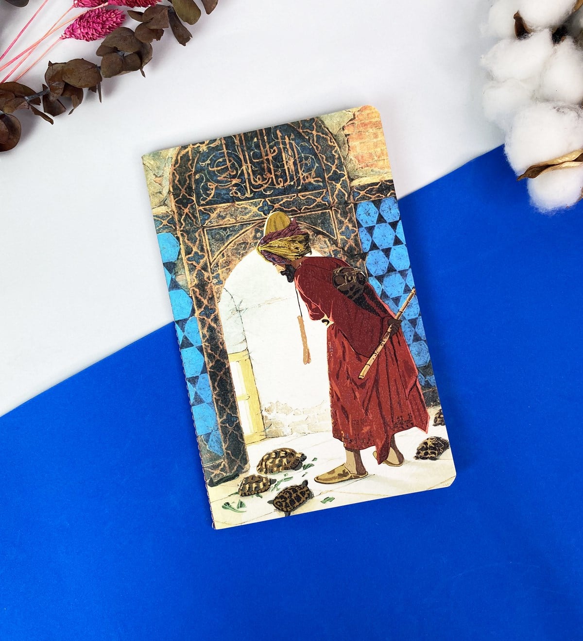 Kaplumbağa Terbiyecesi Tasarımlı Dikişli DeftergiftmodaGmd100347