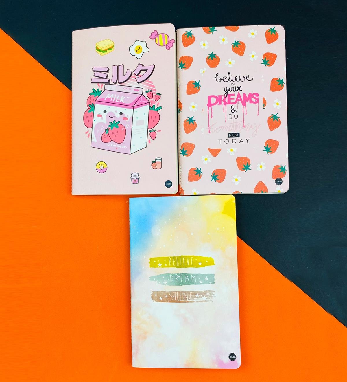 3'lü Dikişli Defter Seti Seri :1giftmodaGmd100562	