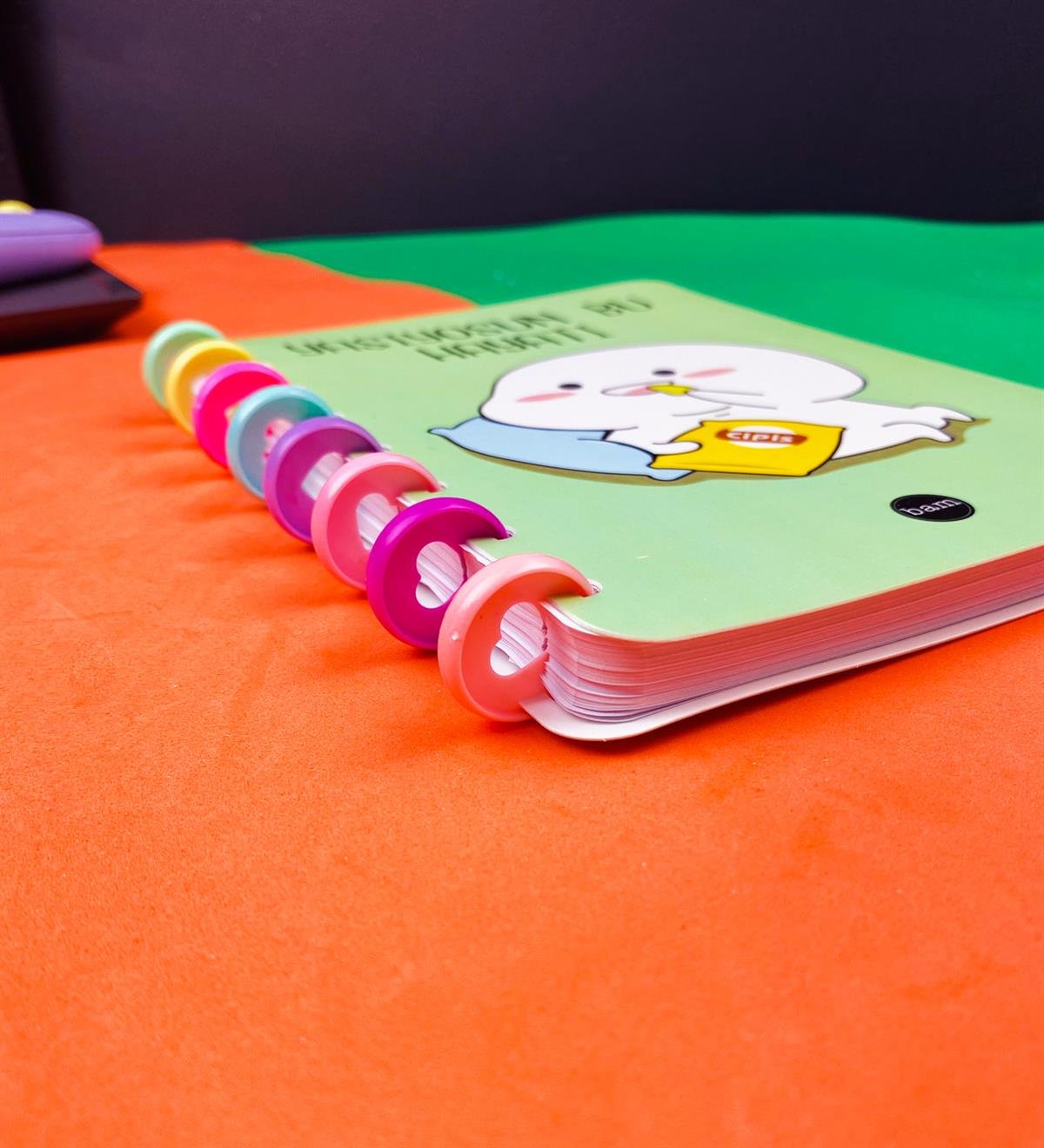 Yaşıyosun Bu Hayatı Tasarımlı Yeni Nesil Kalp Spiralli DeftergiftmodaBAM-181-6