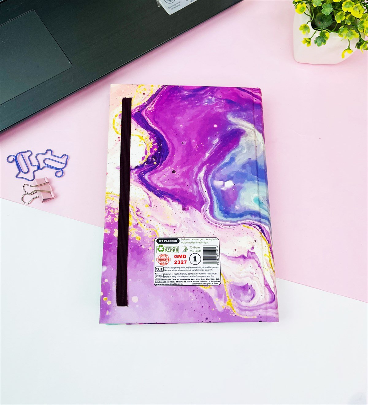 Hayallerinin Peşinden Git Tasarımlı Kalın Kitap Görünümlü DeftergiftmodaGmd100551