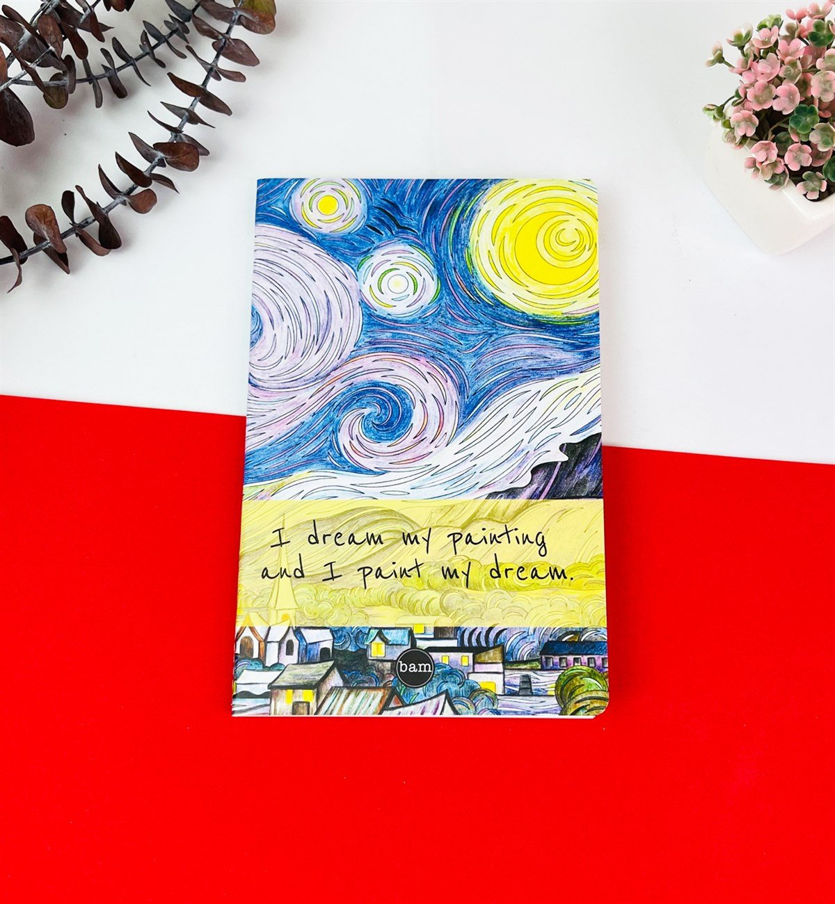 Van Gogh Serisi 4'lü Dikişli Defter SetigiftmodaGmd100205