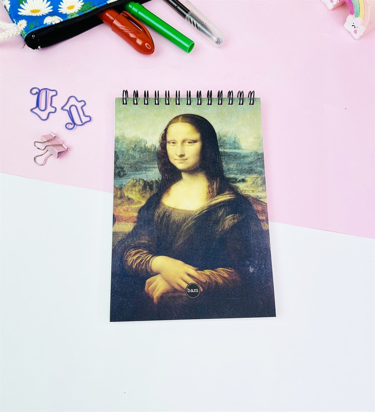 17x11Cm Sketch Book - Eskiz Defteri - 80 Gr - 60 YaprakgiftmodaGmd100568-Mona-Lisa