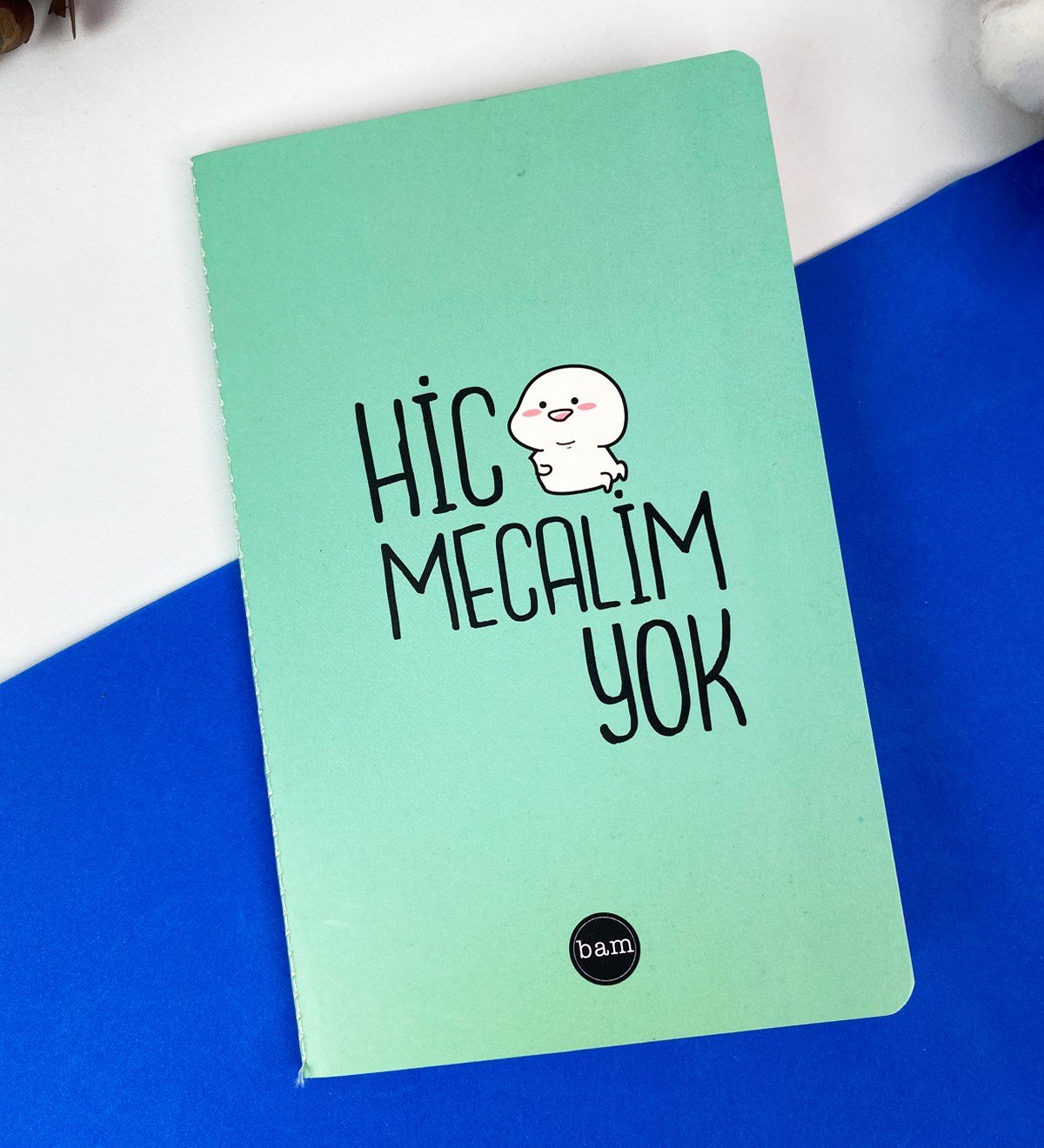 Hiç Mecalim Yok Tasarımlı Dikişli DeftergiftmodaGmd100349