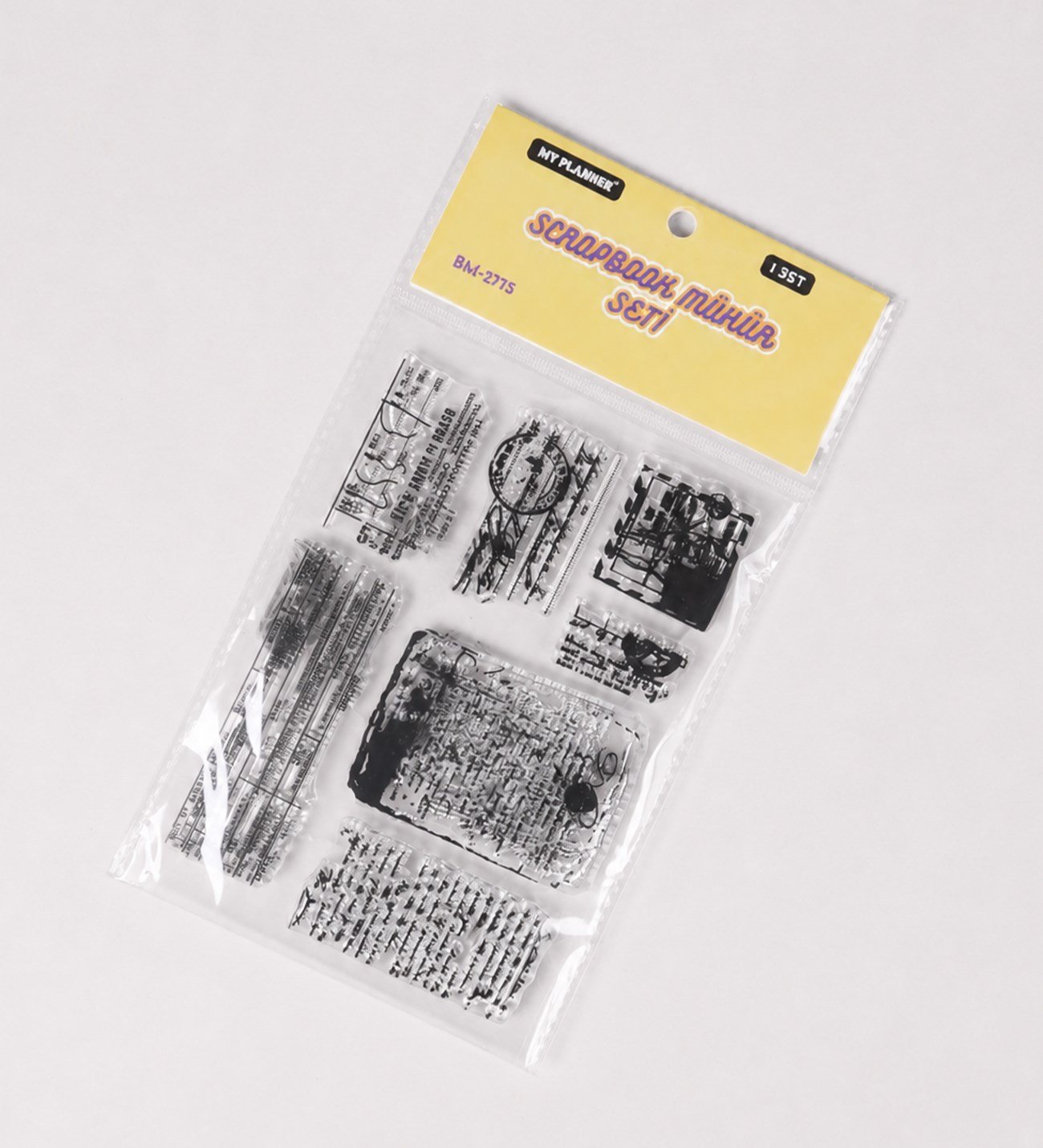 Silikon Vintage Bordür Scrapbook Mühür SetigiftmodaBM-2715