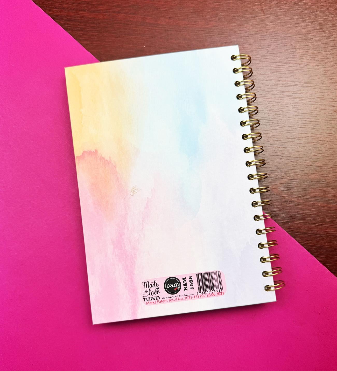 Mutlu Eden Şeyi Yap Tasarımlı Konuşan AjandagiftmodaBm-1586