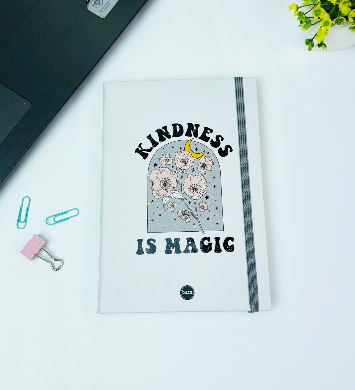 İyilik Sihirdir Tasarımlı Lastikli DeftergiftmodaGmd100440