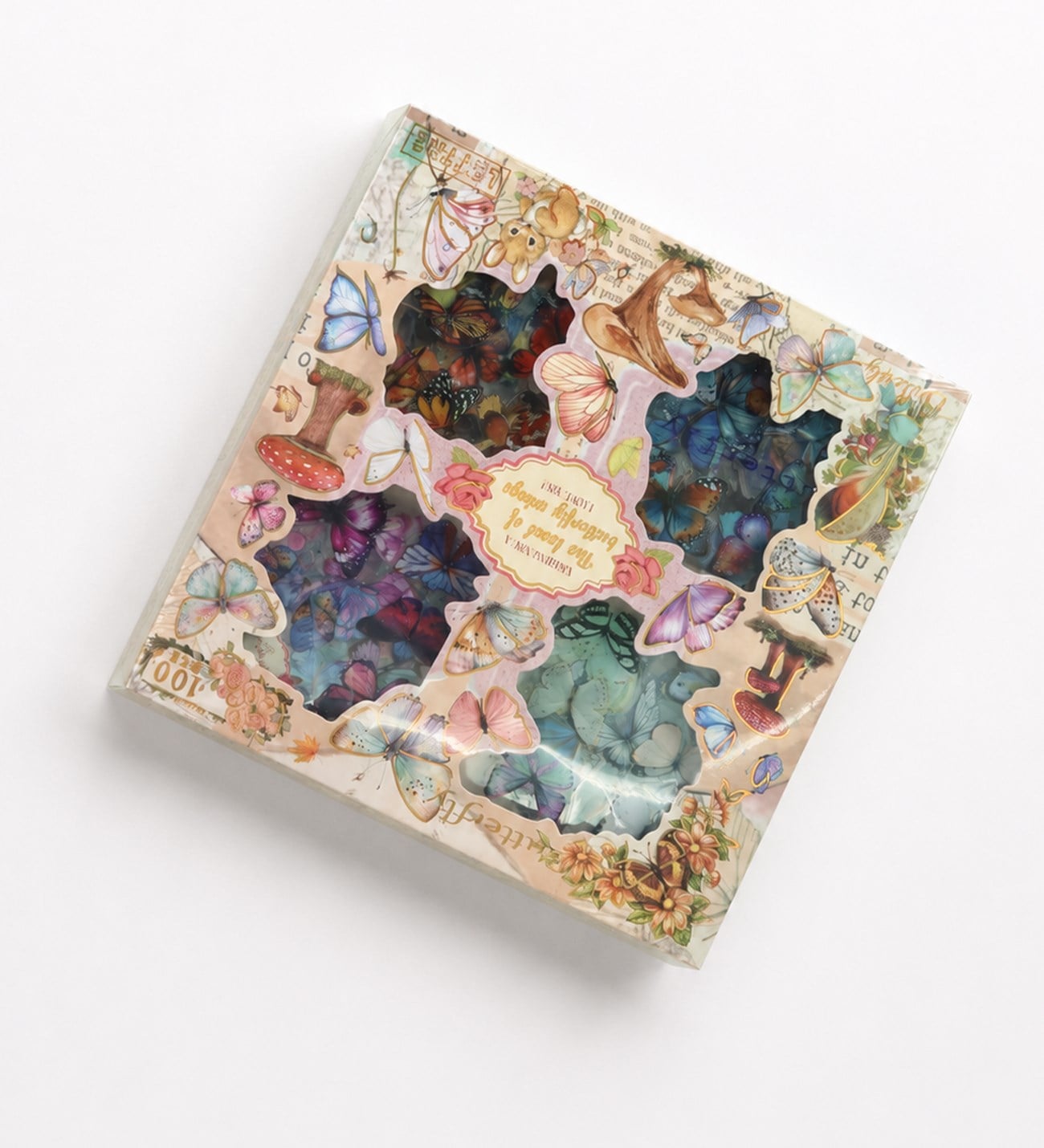 Nostaljik  Scrapbook Şeffaf Sticker SetigiftmodaBM-2580