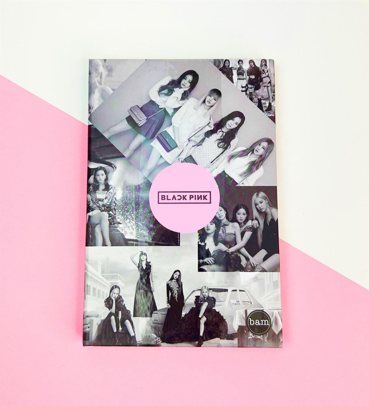 Black Pink Tasarımlı Lastikli DeftergiftmodaGMD0001-24