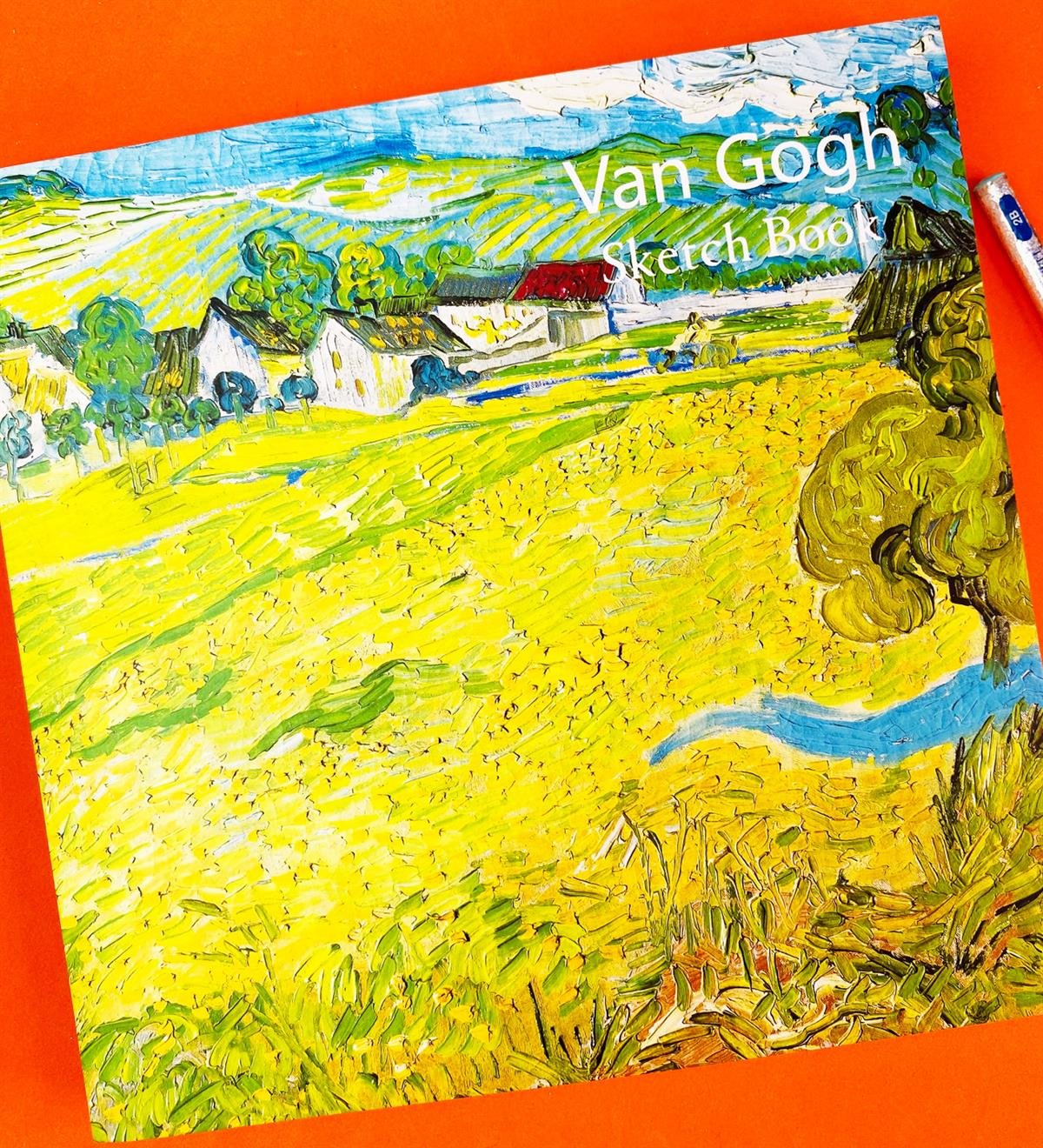 Van Gogh Buğday Tarlasında Orakçı Tasarımlı Sketch BookgiftmodaBAM-180