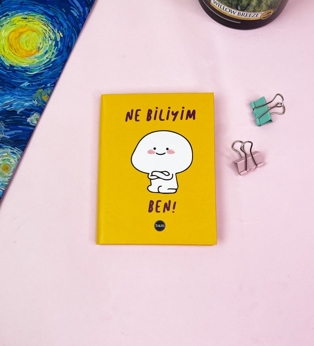 Ne Biliyim Ben Tasarımlı Sert Kapaklı Mini DeftergiftmodaGmd100512