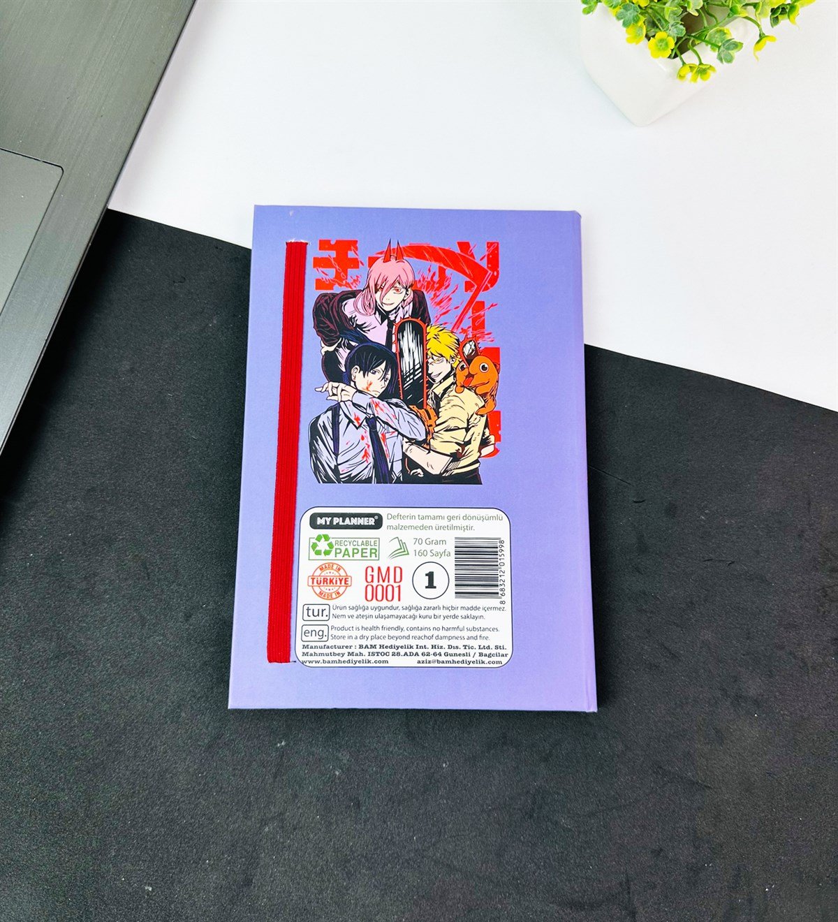 Team Chainsaw Tasarımlı Lastikli DeftergiftmodaGMD0001-13	