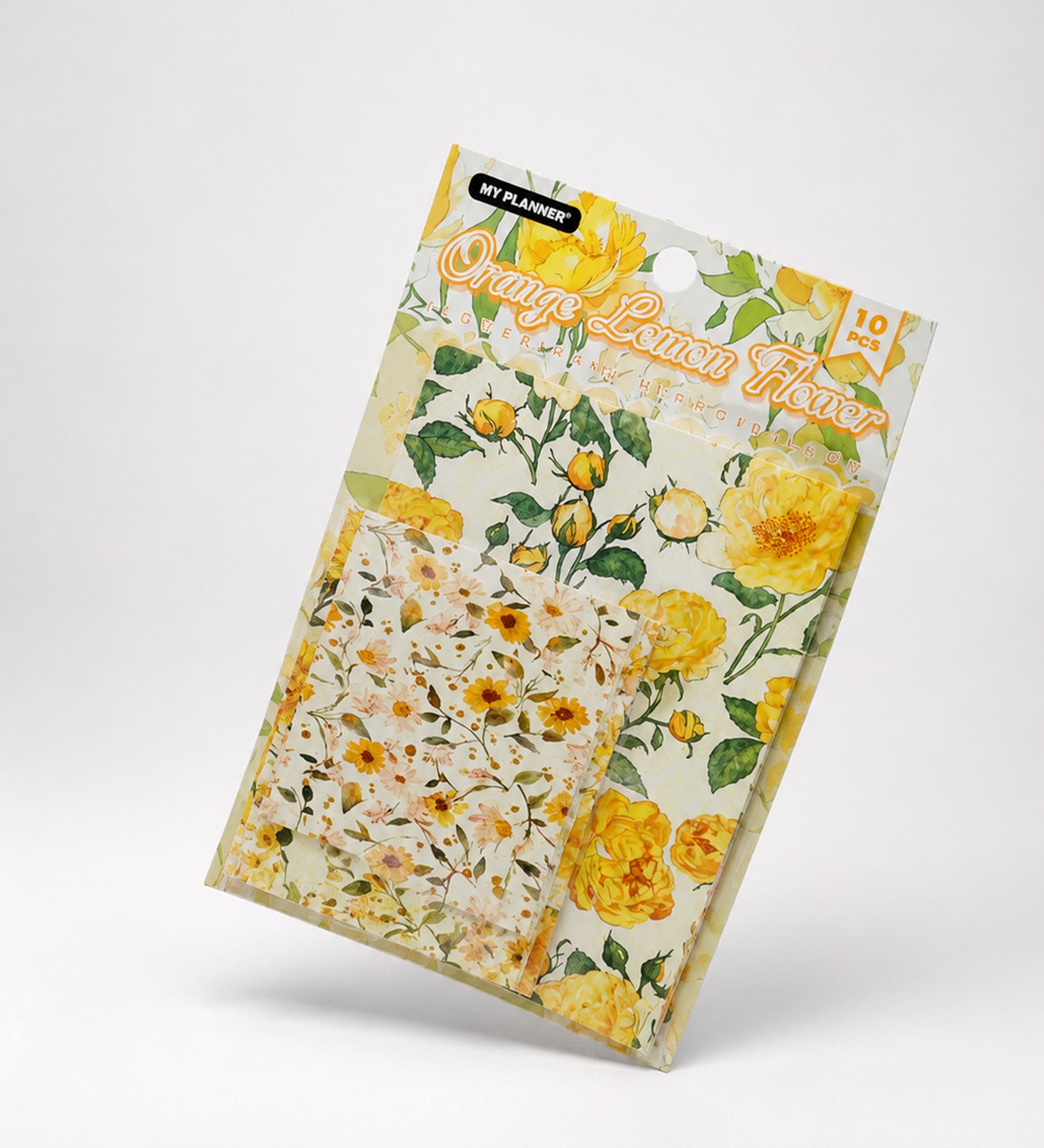 Vintage Çiçek Desenli Scrapbook Kabartmalı Kağıt SetigiftmodaBM-2583