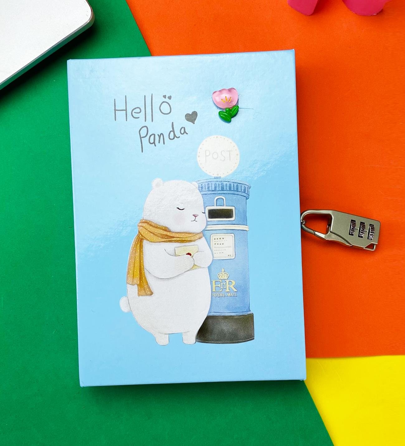 Panda Tasarımlı Kilitli Günlük DeftergiftmodaBM-1074