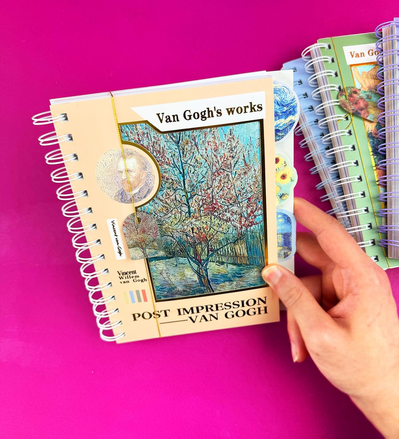 Van Gogh Hologram Kapaklı DeftergiftmodaBM-1550