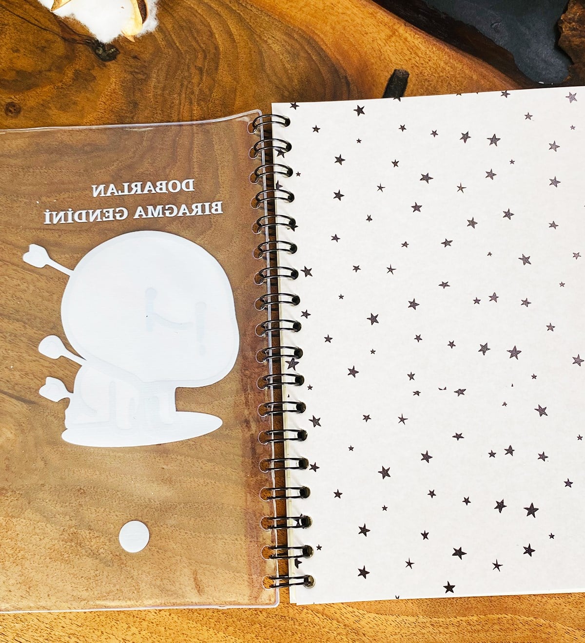 Dobarlan Bıragma Gendini Tasarımlı Çanta Kapaklı Spiralli DeftergiftmodaGmd100324