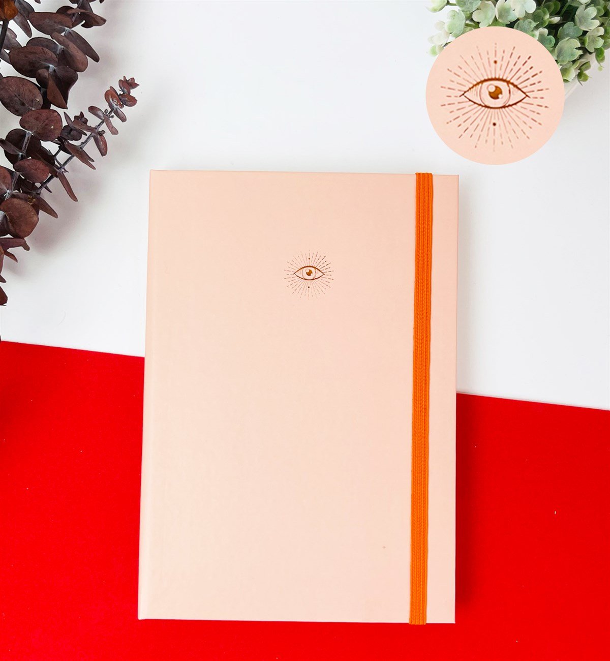  Rengarenk Tasarımlı 4'lü Lastikli Defter SetgiftmodaGmd100175