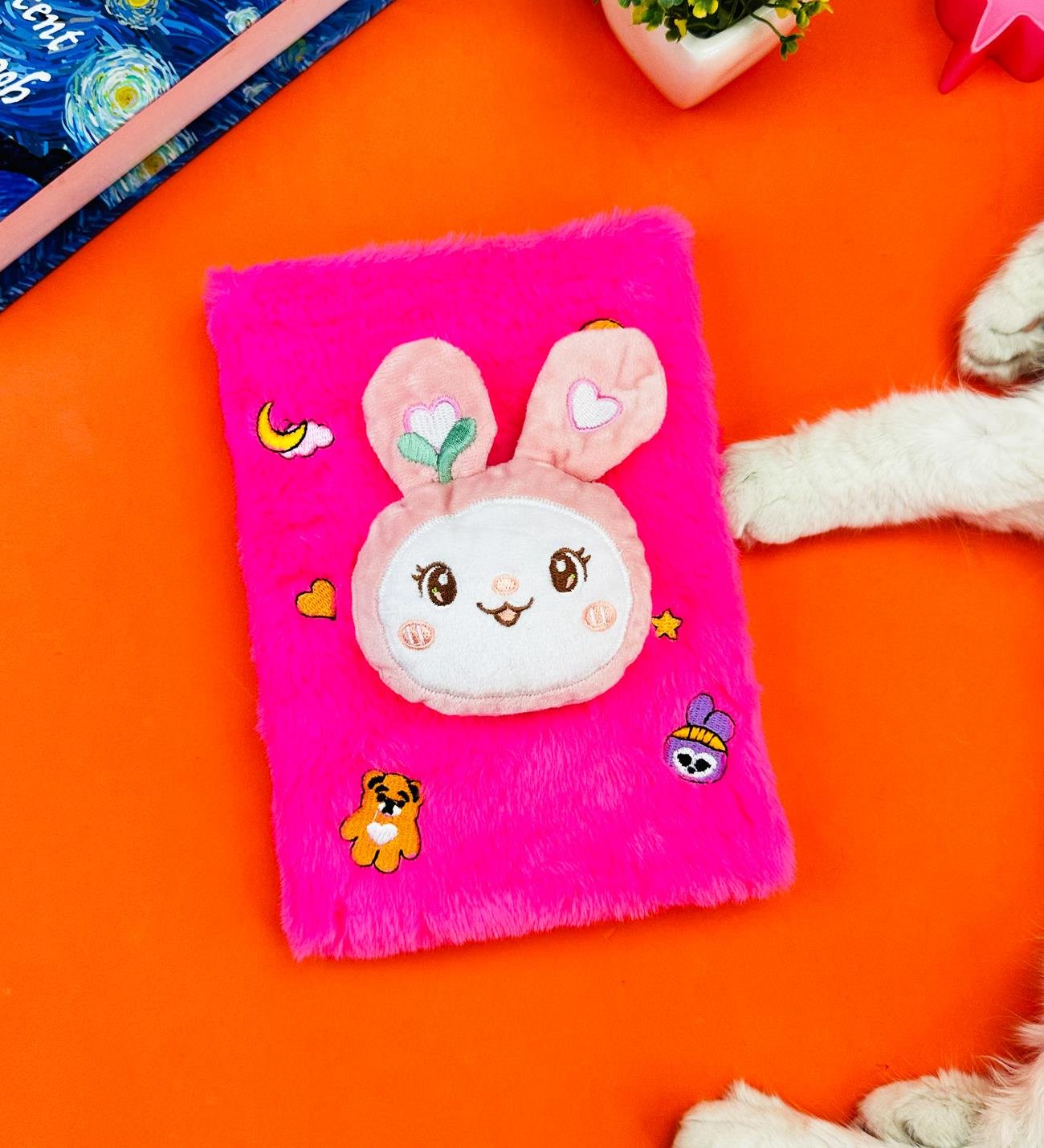 Sevimli Meyve Kabartmalı Peluş DeftergiftmodaBM-1079	