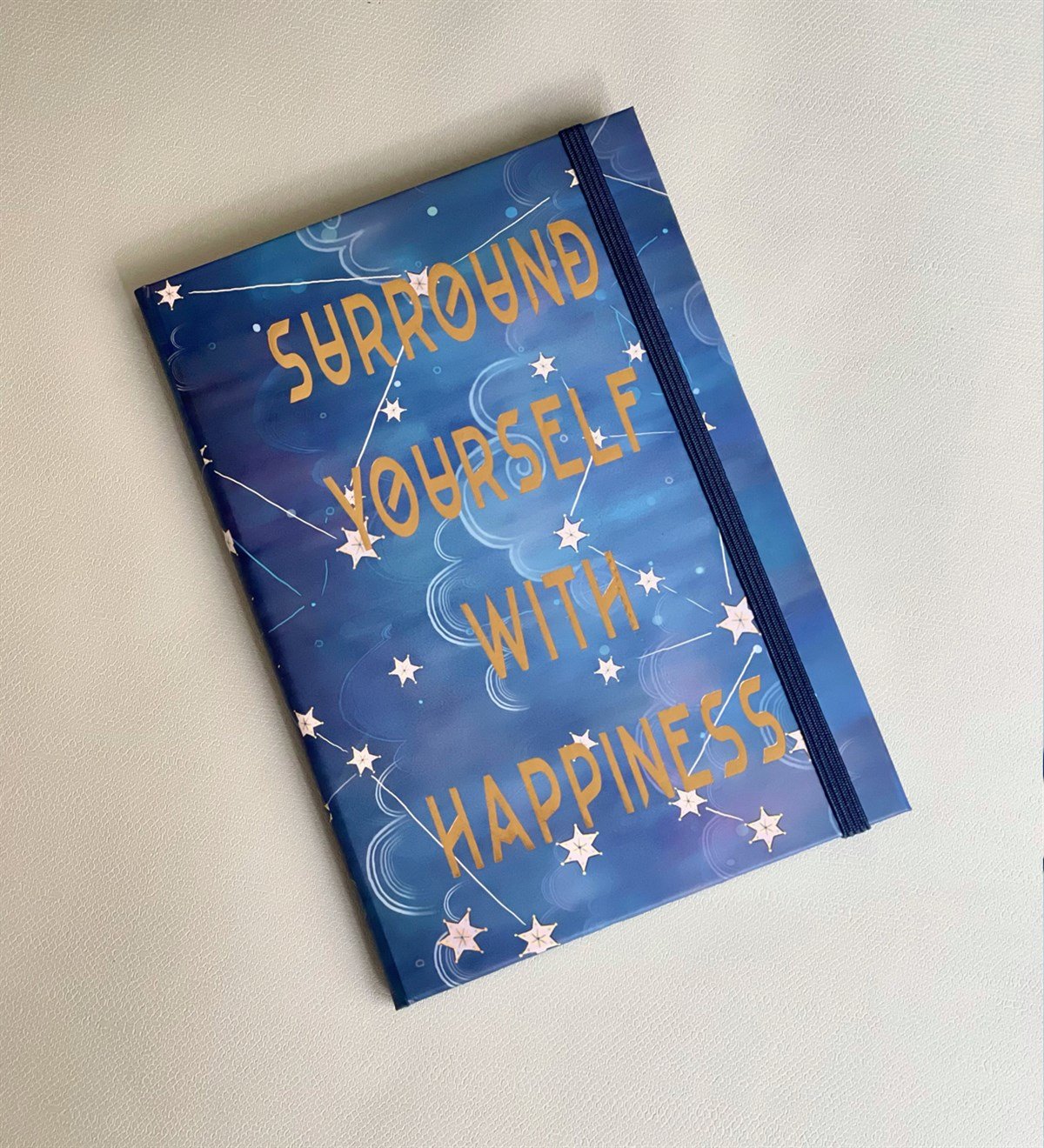 Surround Yourself Tasarımlı Lastikli DeftergiftmodaGmd100062