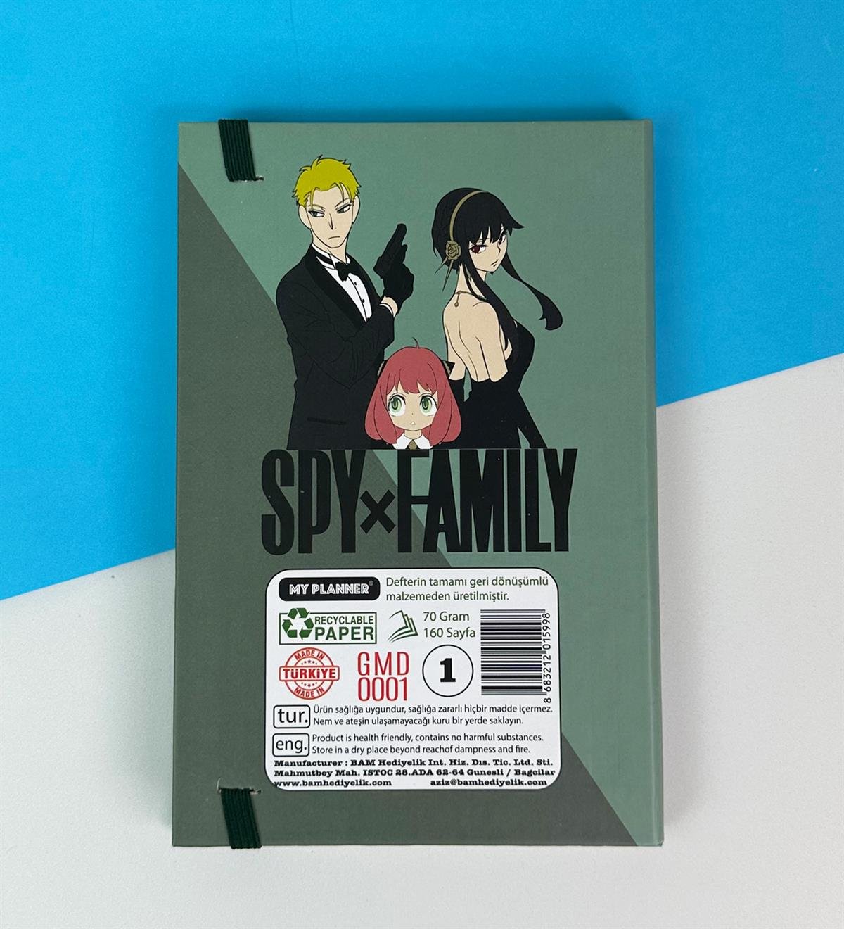 Spy X Family Lastikli DeftergiftmodaGMD0001-27