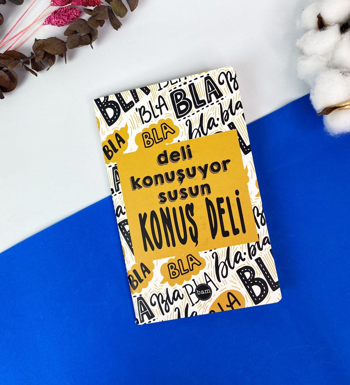 Deli Konuşuyor Susun Tasarımlı Dikişli DeftergiftmodaGmd100350