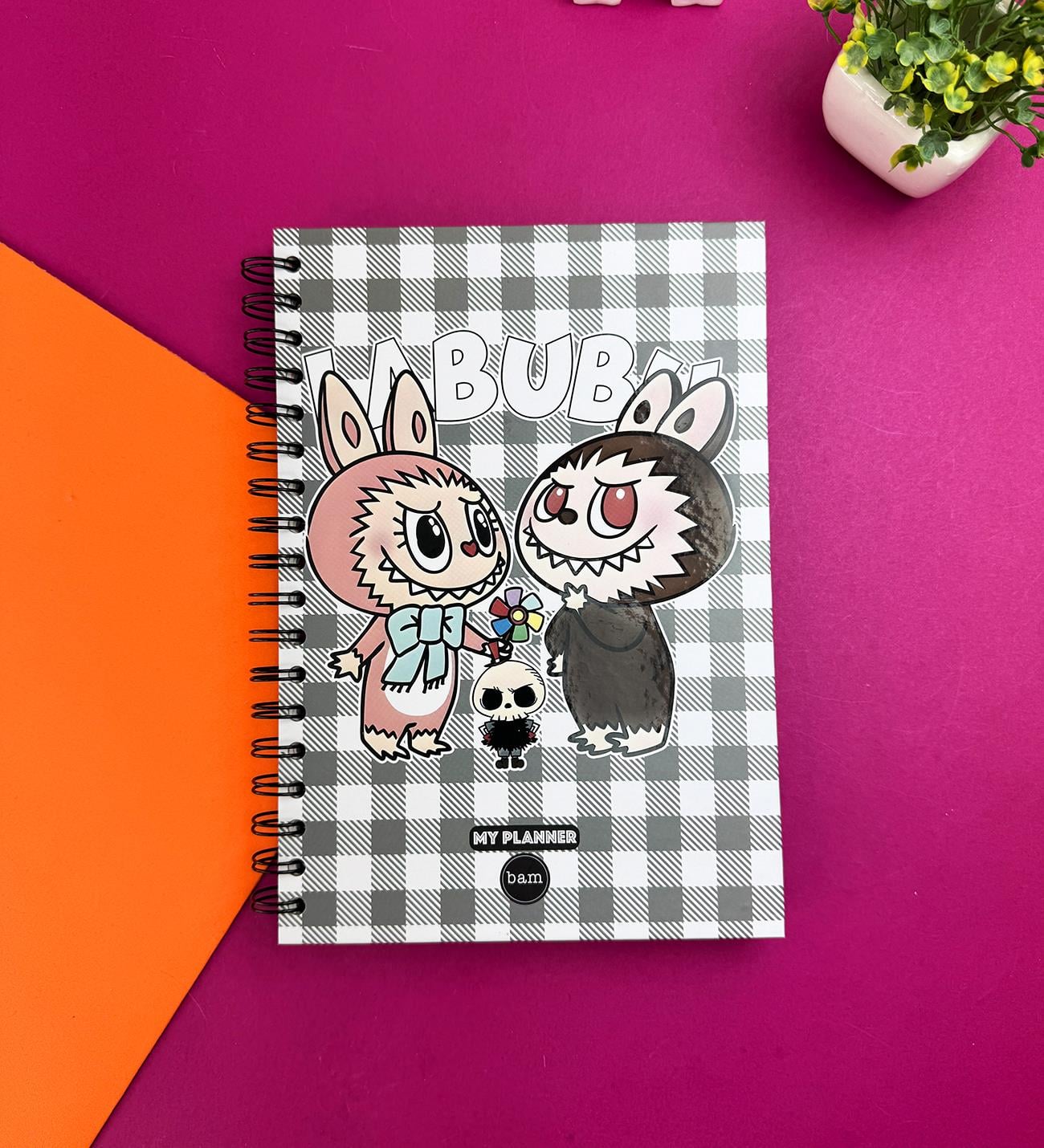 Labubu Seri: 1 Tasarımlı Konuşan Ajanda	giftmodaBam-1313	