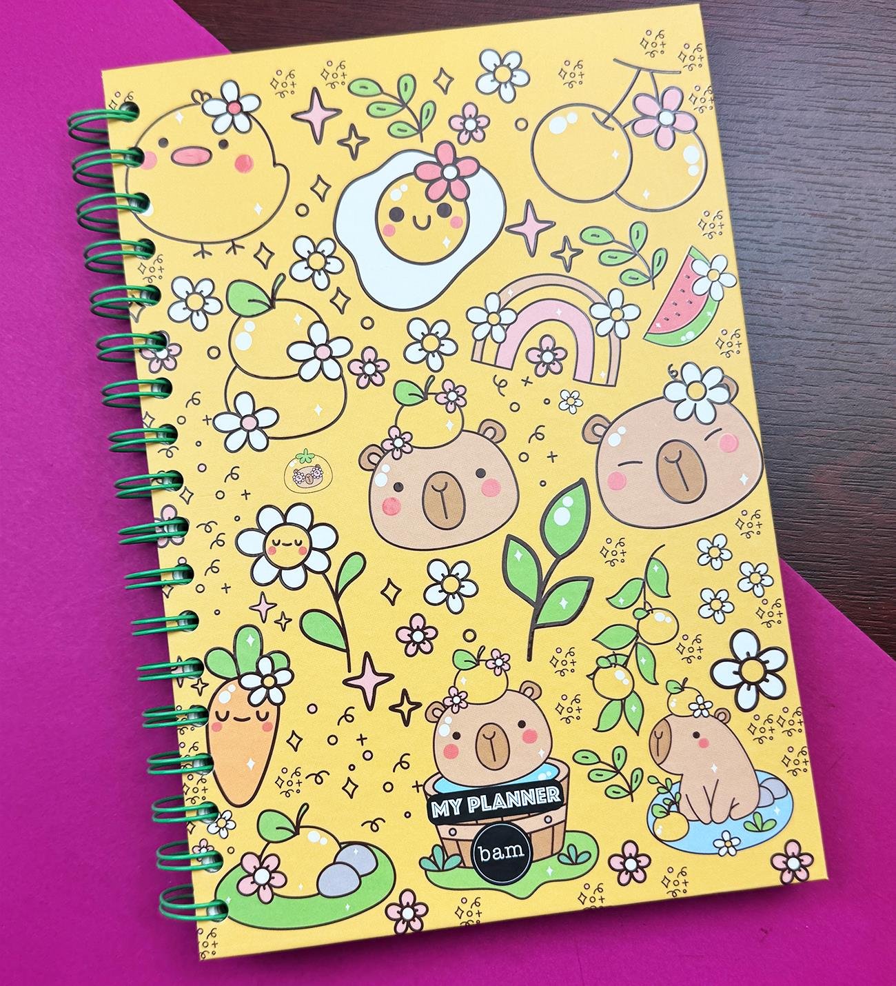 Capybara Ve Ayı Tasarımlı Konuşan AjandagiftmodaBM-1589