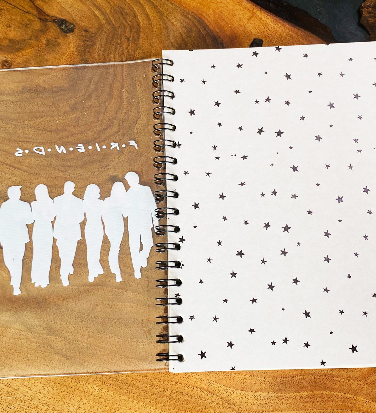 Friends Tasarımlı Çanta Kapaklı Spiralli DeftergiftmodaGmd100319