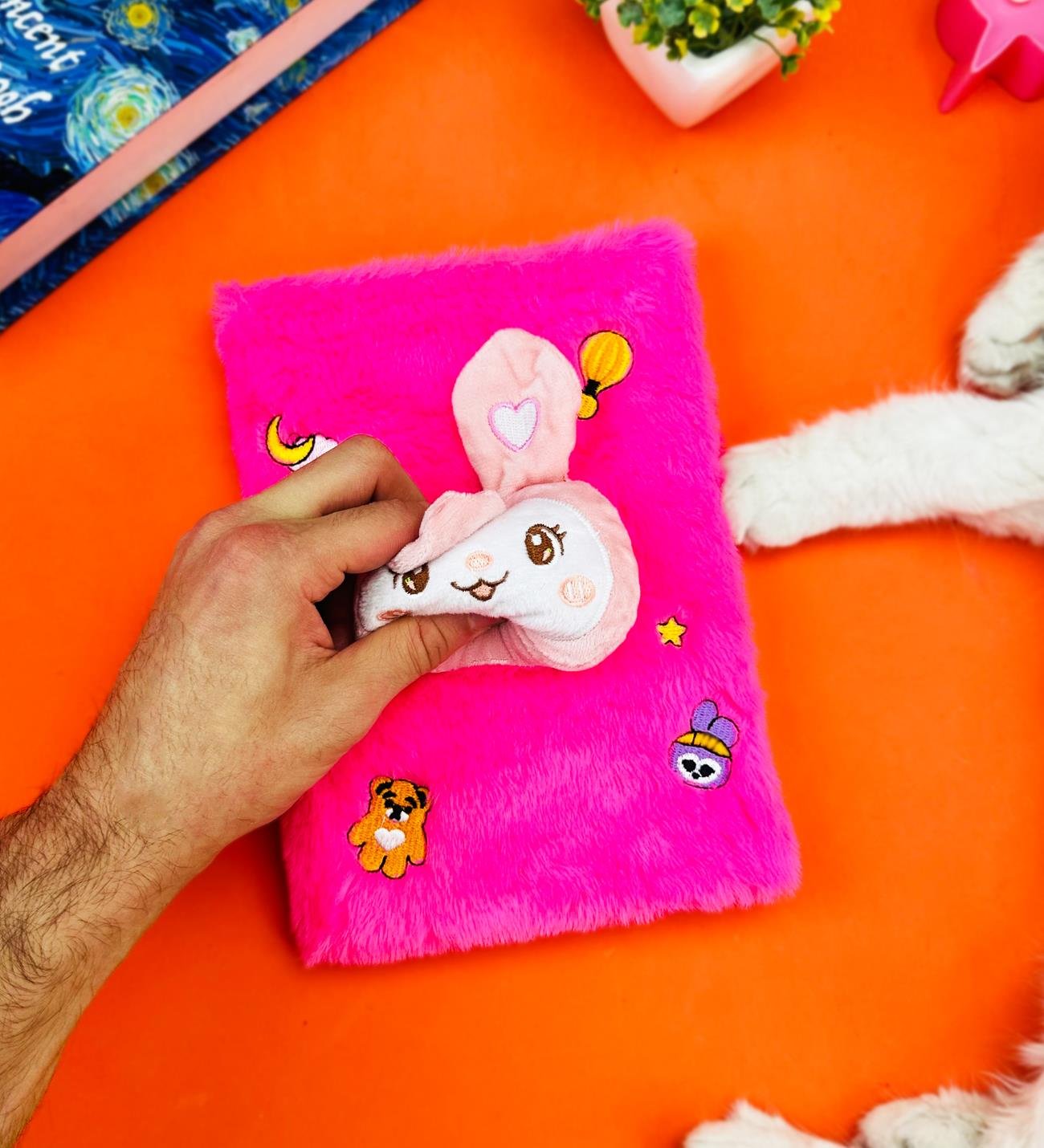 Sevimli Meyve Kabartmalı Peluş DeftergiftmodaBM-1079	