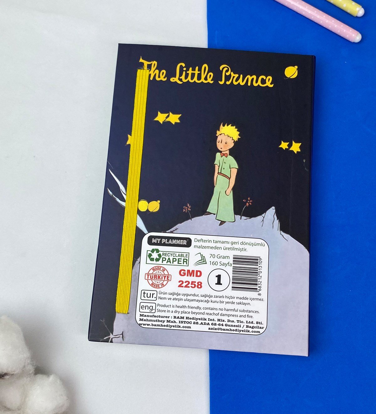 Küçük Prens Tasarımlı Lastikli DeftergiftmodaGmd100385