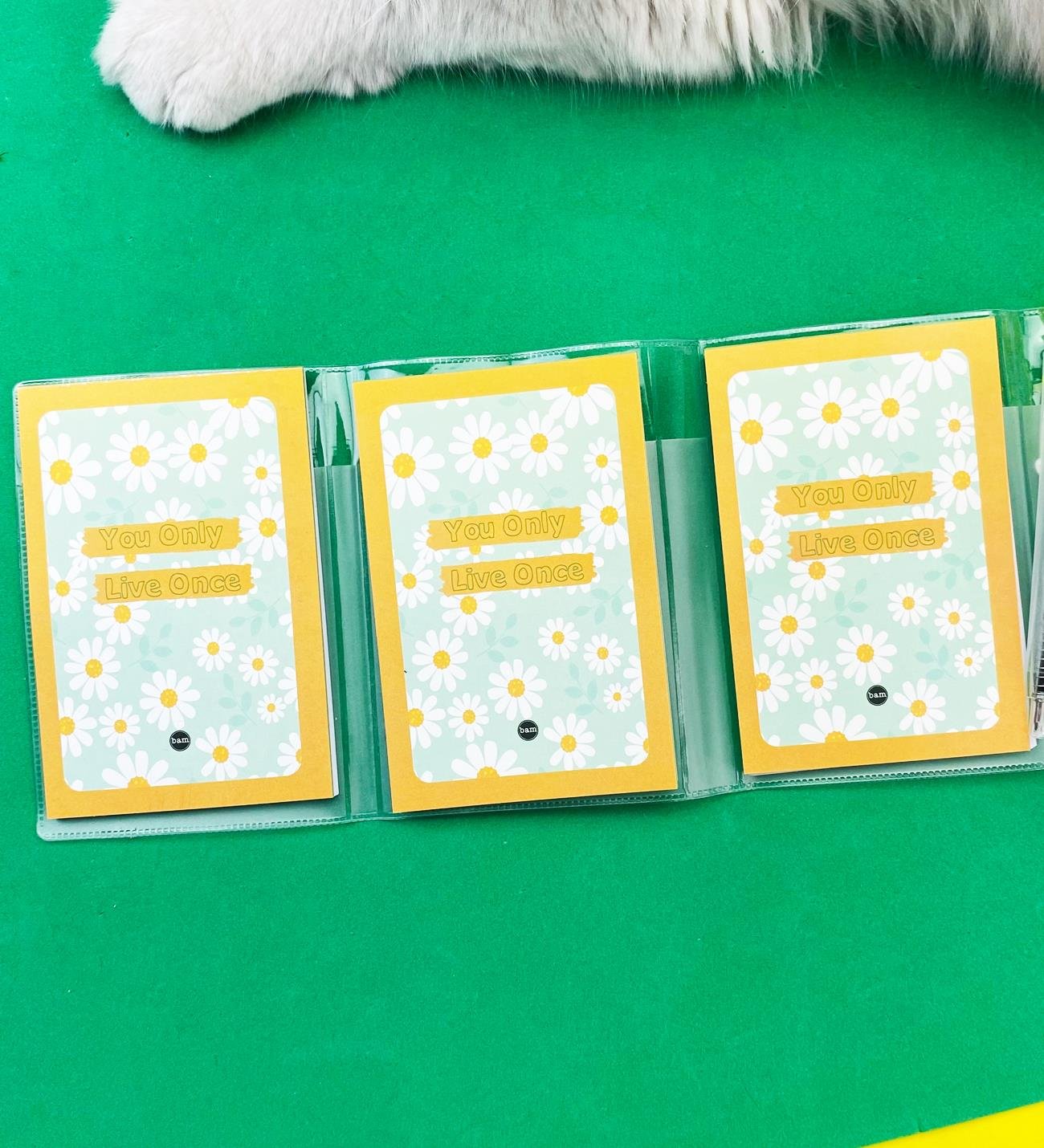 Papatya You Only Tasarımlı PP Mini Çanta Defter Ve Kalem SetgiftmodaBAM-1139	