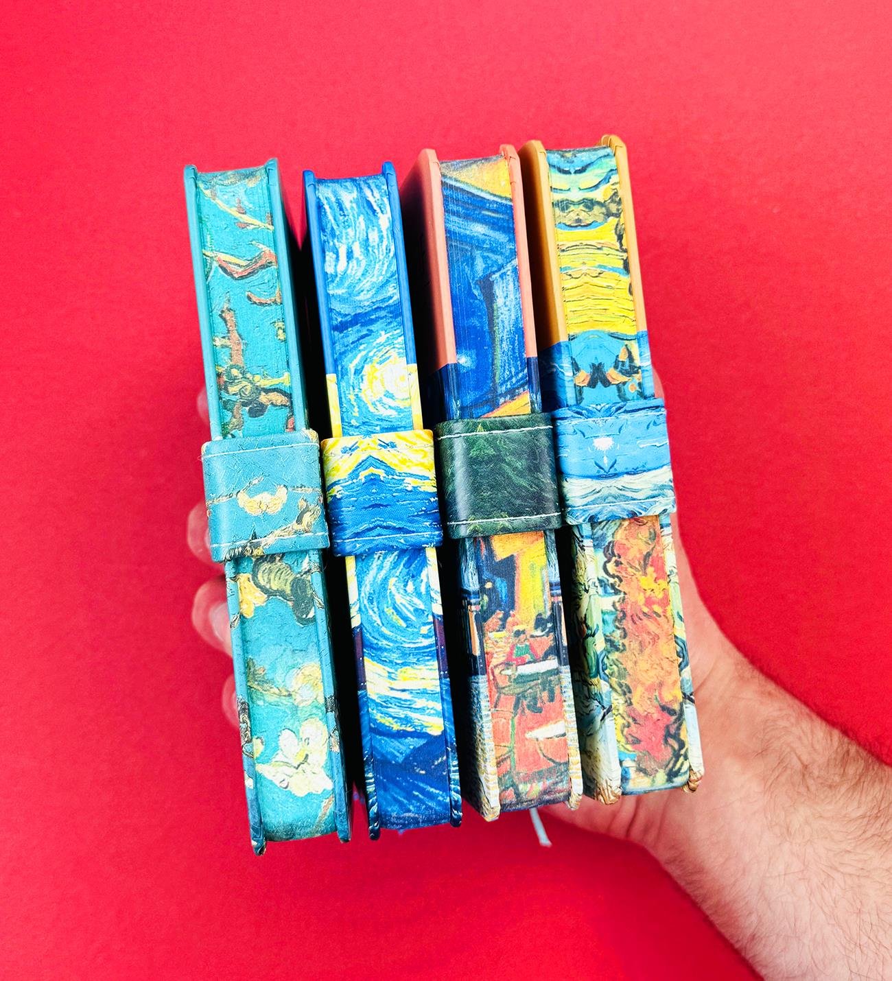 Van Gogh Tasarımlı Mıknatıs Kapaklı Defter  BM-1203giftmodaBM-1203