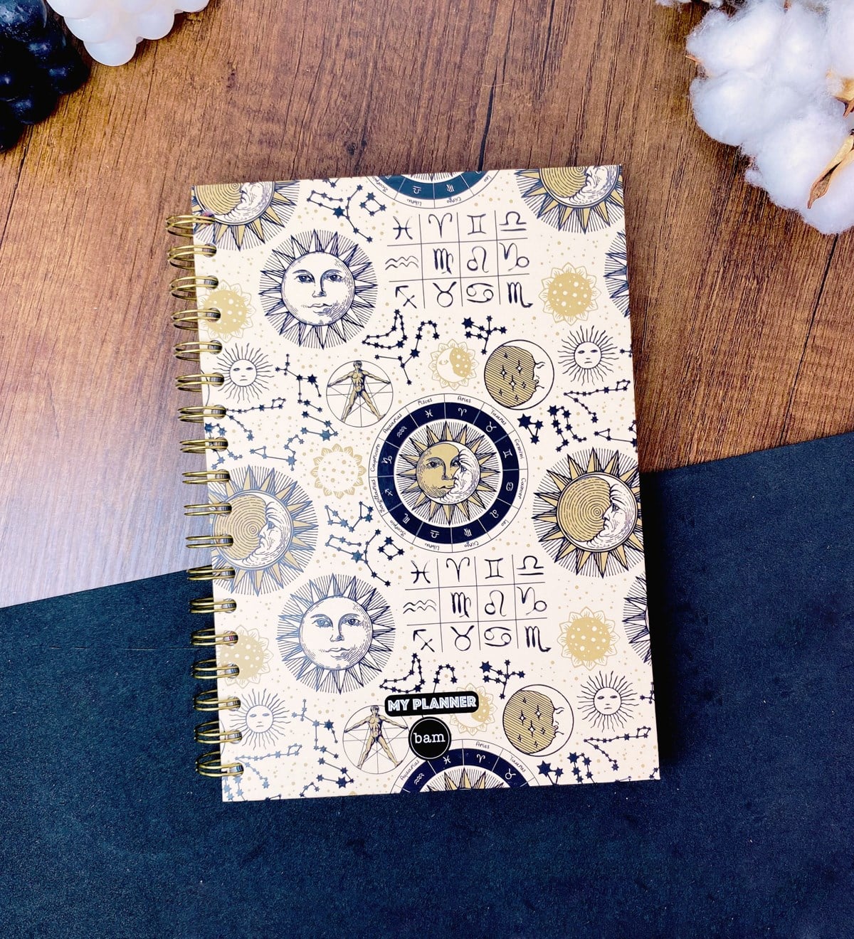 Tarot Ay Ve Güneş Tasarımlı Konuşan Ajandagiftmoda Gmd100417