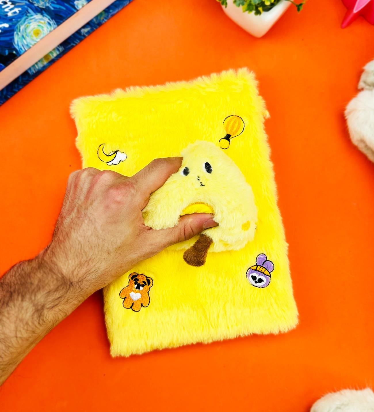 Sevimli Meyve Kabartmalı Peluş DeftergiftmodaBM-1079	