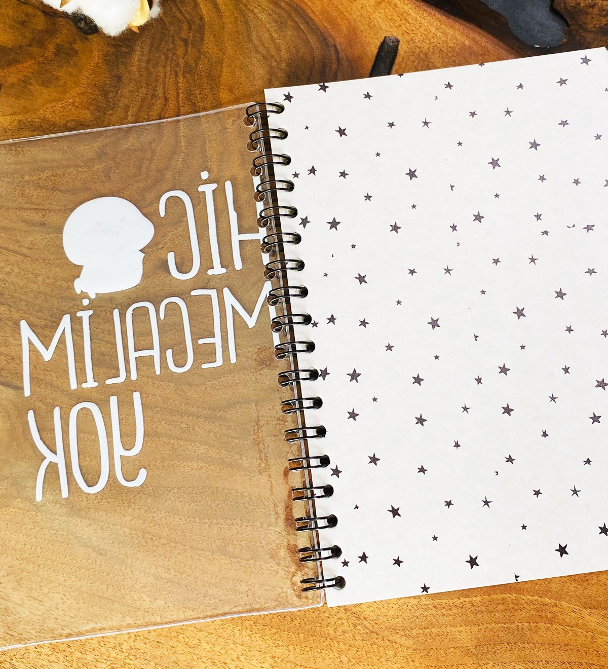 Hiç Mecalim Yok Tasarımlı Çanta Kapaklı Spiralli DeftergiftmodaGmd100329