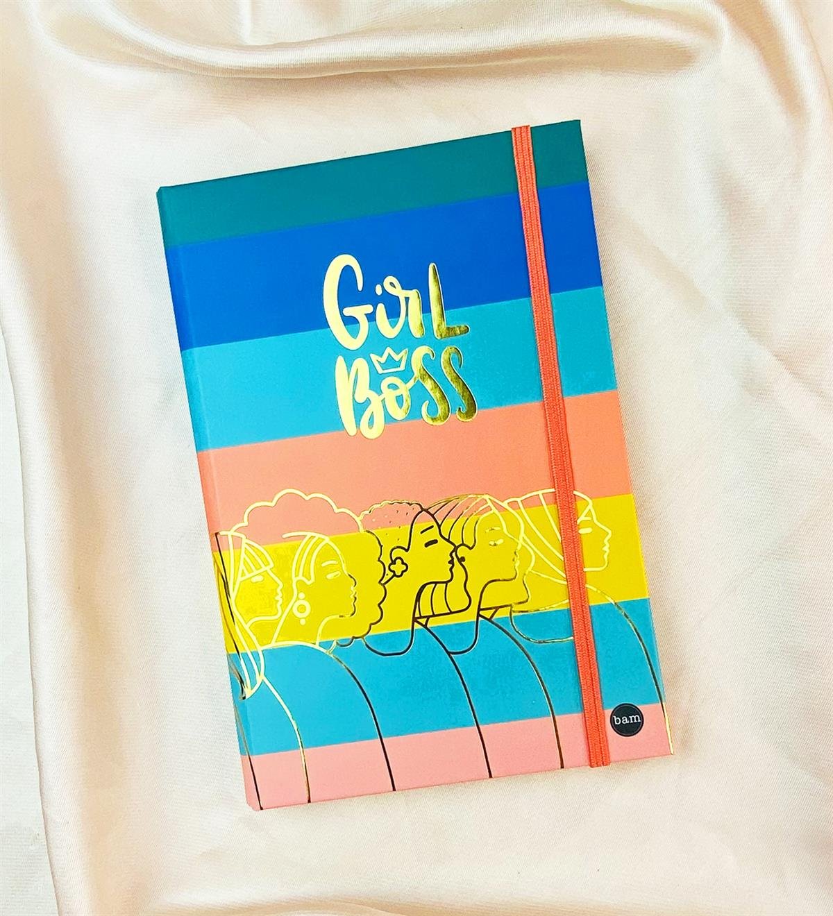 Girl Boss Tasarımlı Lastikli DeftergiftmodaGMD0001-34	