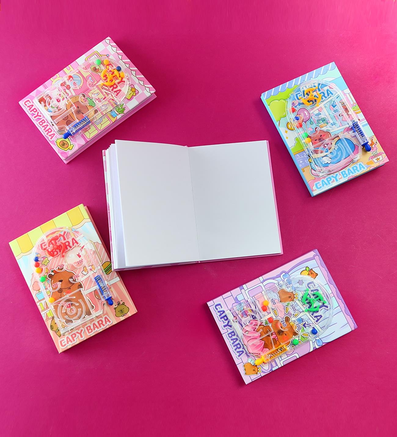 Capybara Temalı Mini Oyun Kapaklı DeftergiftmodaBM-2172