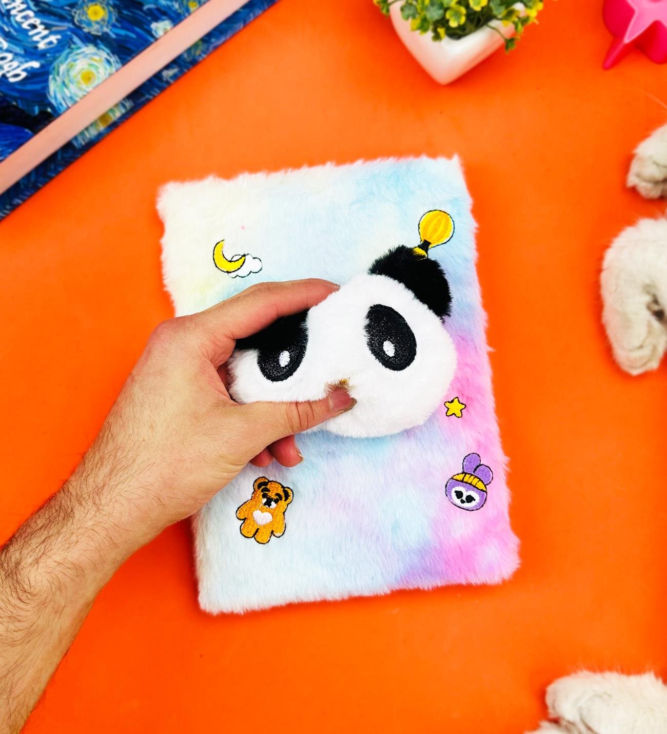 Sevimli Meyve Kabartmalı Peluş DeftergiftmodaBM-1079	