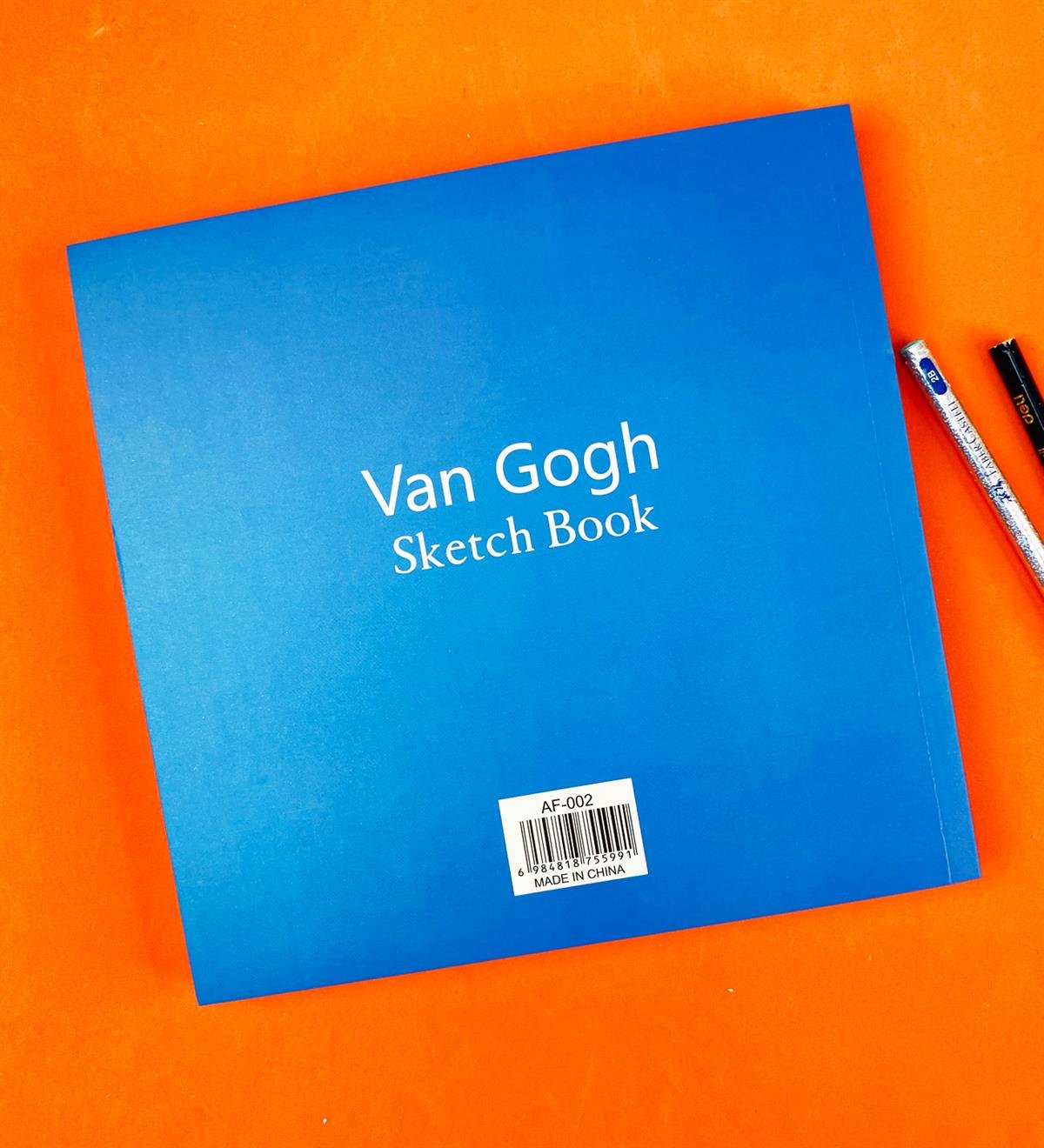 Van Gogh Buğday Tarlasında Orakçı Tasarımlı Sketch BookgiftmodaBAM-180-3