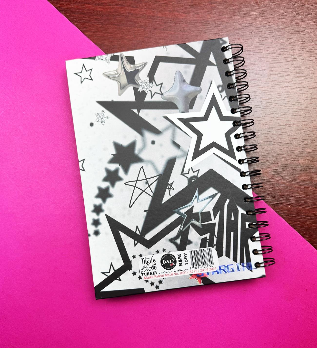 Star Girl Tasarımlı Konuşan AjandagiftmodaBM-1592