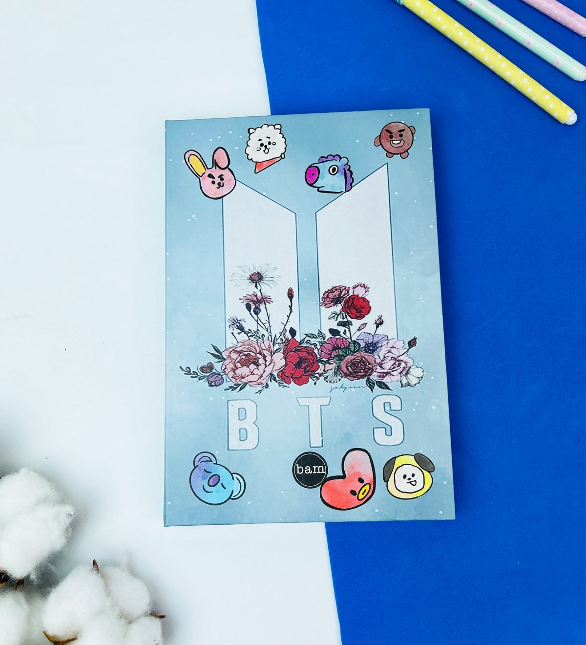 BTS Tasarımlı Lastikli DeftergiftmodaGmd100379	