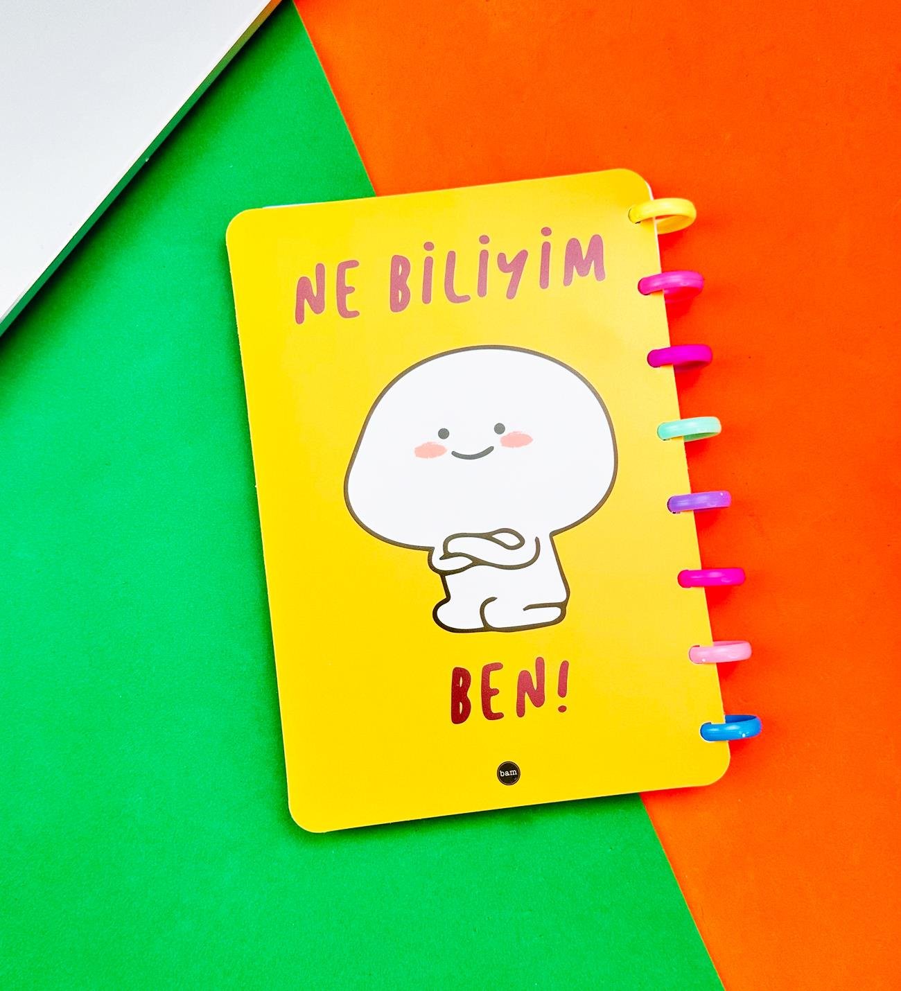Ne Biliyim Ben Tasarımlı Yeni Nesil Kalp Spiralli DeftergiftmodaBM-1085-3