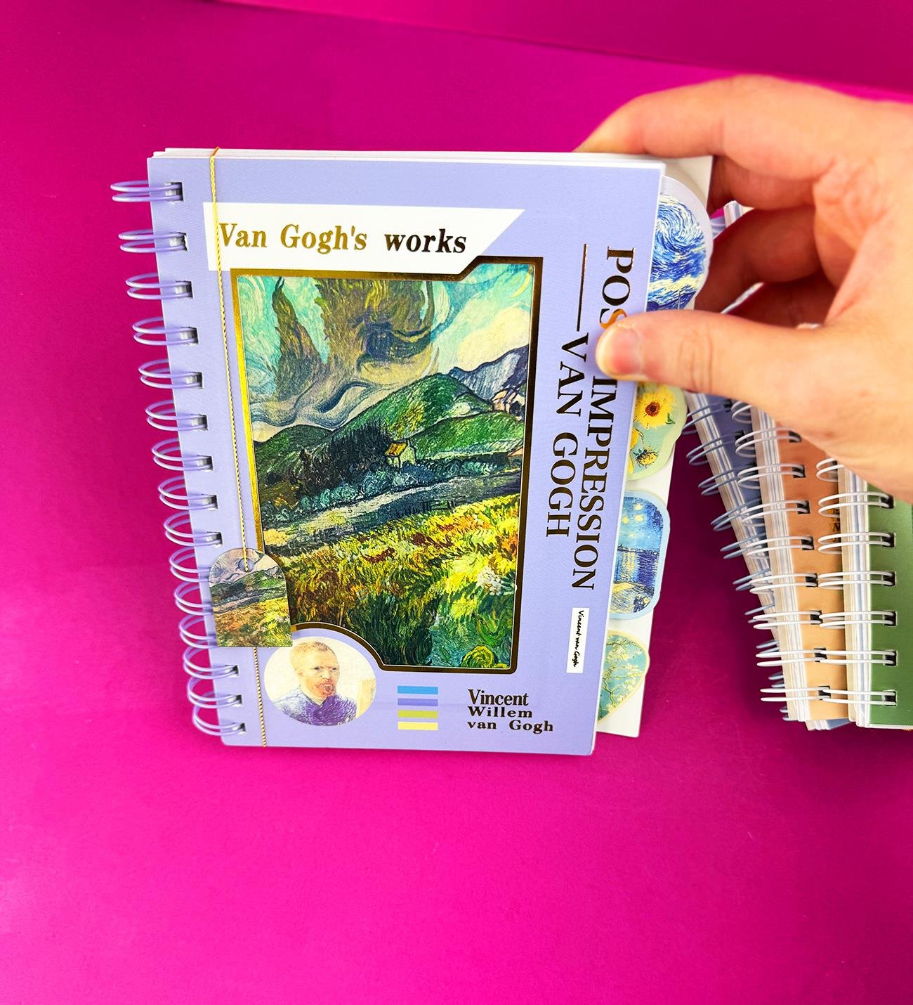 Van Gogh Hologram Kapaklı DeftergiftmodaBM-1550