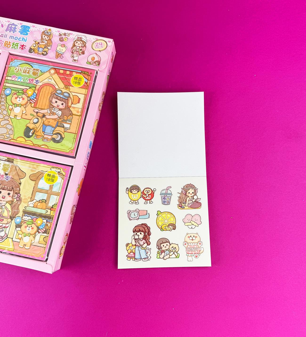 Sevimli Kız Sticker DefterigiftmodaBM-1519