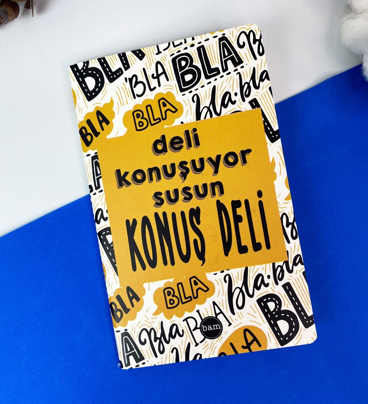 Deli Konuşuyor Susun Tasarımlı Dikişli DeftergiftmodaGmd100350