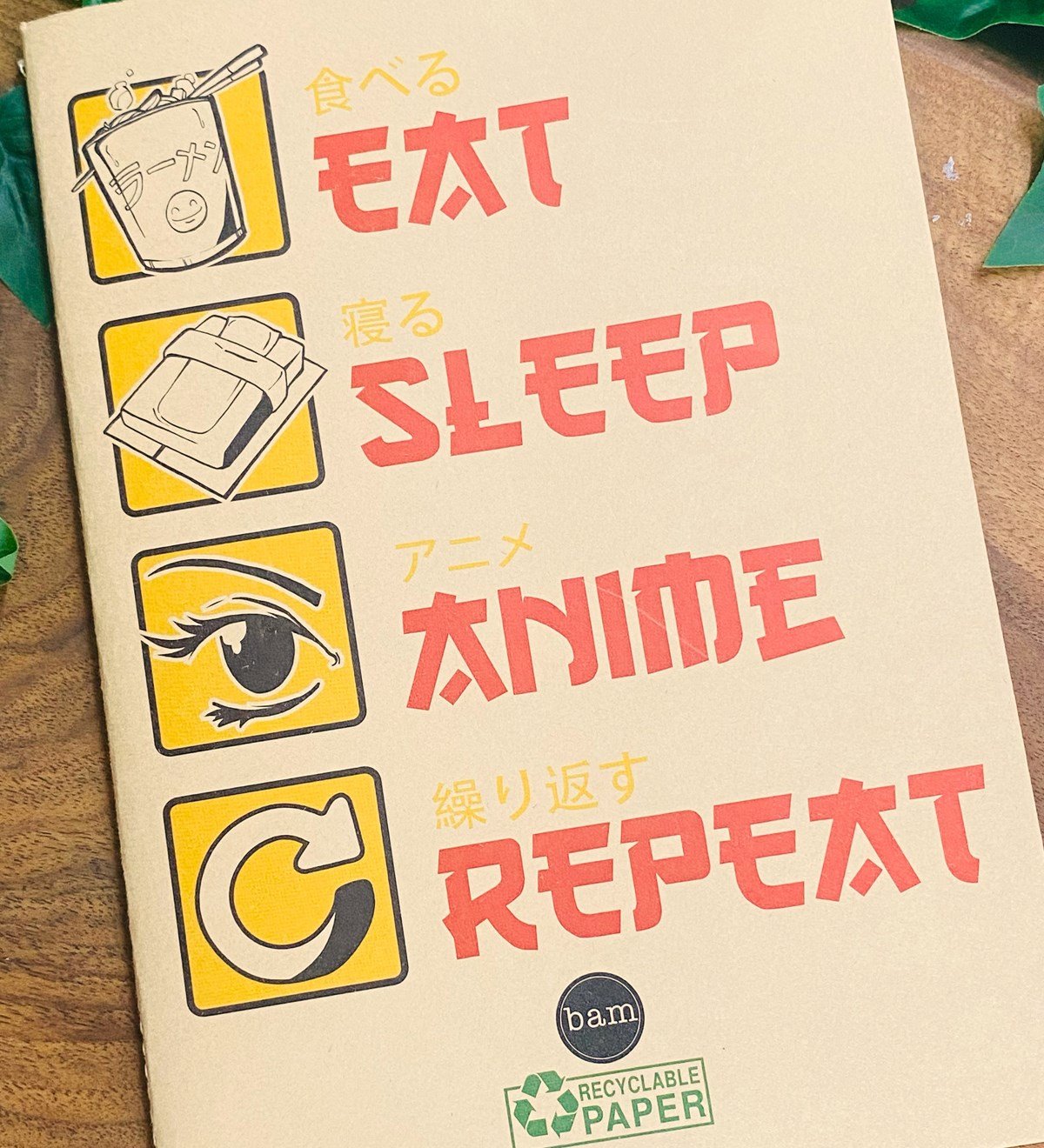 Anime Döngü Tasarımlı Dönüşümlü Kraft DeftergiftmodaGmd100297